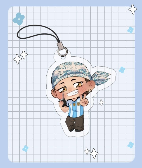 Producto - Phone Charms Acrílico BTS x Argentina - 1