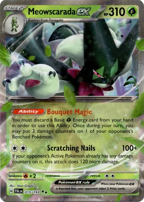 Producto - Meowscarada ex - 015/193 - Paldea Evolved - Holo