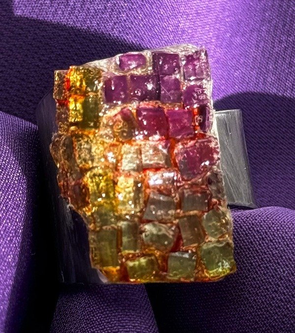 Producto - ANILLO TRENCADIS triangulo violet - 0