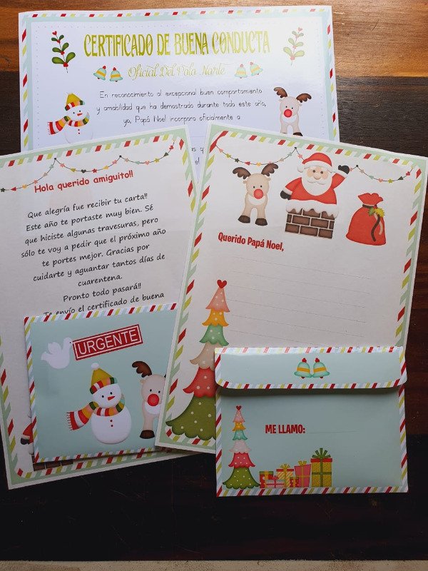 Producto - Kit carta Papa Noel