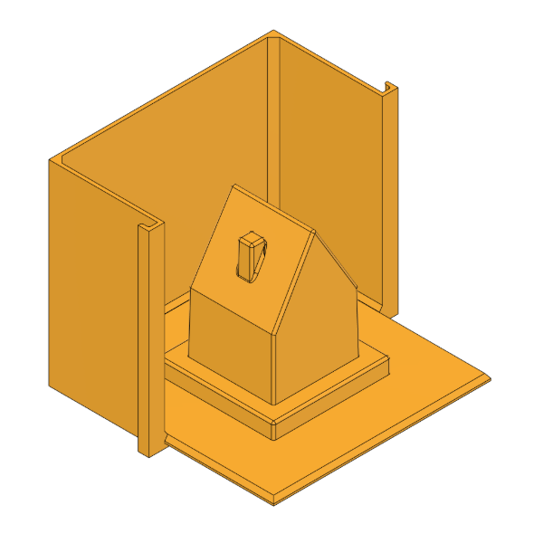 Producto - Matriz para molde de yeso - Casita 7
