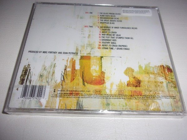 Producto - 2 CD DREAM THEATER SIX DEGREES OF INNER TURBULENCE NUEVO EUROPEO 32B - 1