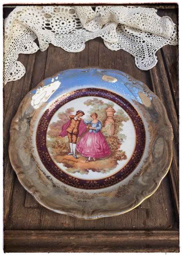 Producto - Plato Deco Escena Galante