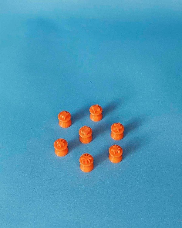 Producto - Sellos Abstractos 10 mm- 6 Unidades