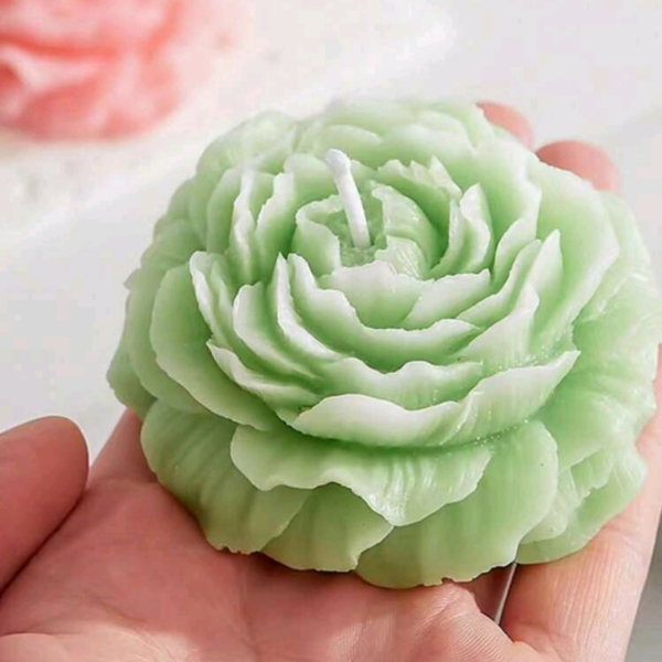 Producto - Molde de silicona - Peonía (blanco) - 1