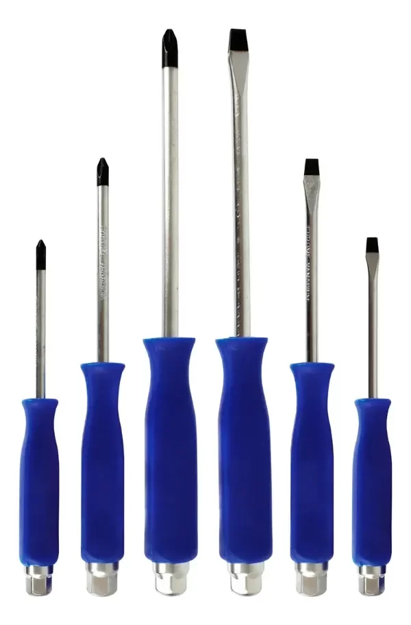 Producto - SET 6 DESTORNILLADORES DE GOLPE - 1