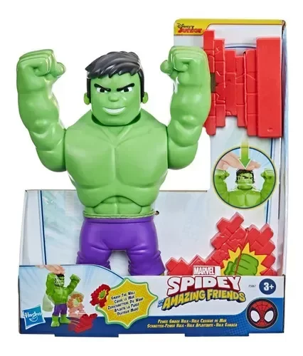 Producto - Marvel Spidey And His Amazing Friends - Hulk Aplastante