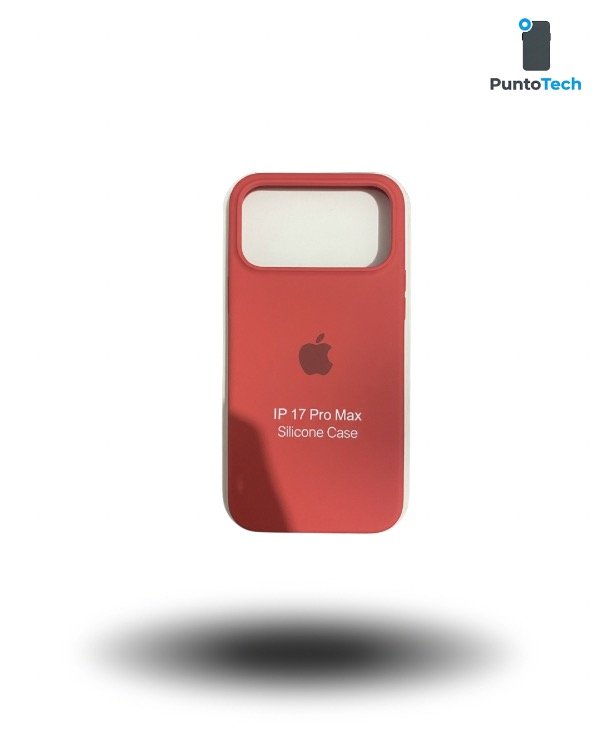 Producto - Silicon case iPhone 17 pro Max rosa arena