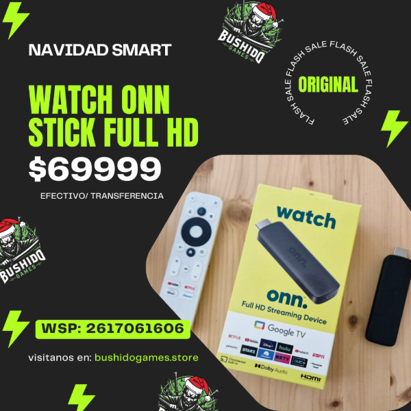 Producto - Convertidor Smart Watch Onn Stick full HD