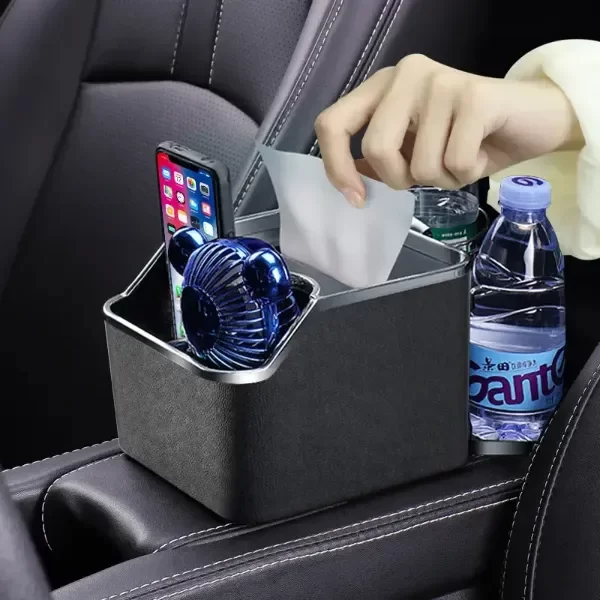 Producto - AP1066 CAJA DE PASAMANOS MULTIFUNCIONAL ORGANIZADOR PARA AUTO