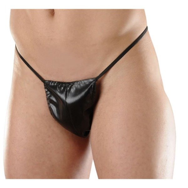 Producto - Zunga G-String Eco Cuero Talle:U Color:Negro