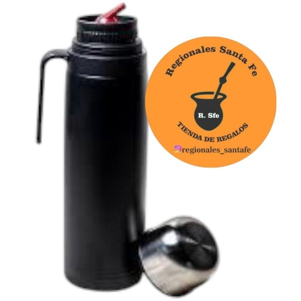Producto - Termo 1/2 Manija Negro x 1 ltr