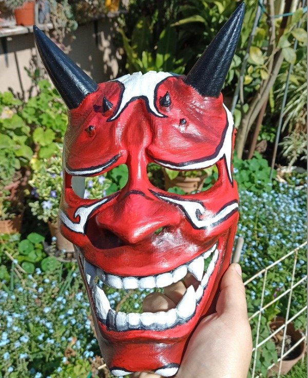 Producto - Mascara Hannya Terror Cosplay Cotillón Caretas 3d Japonesa