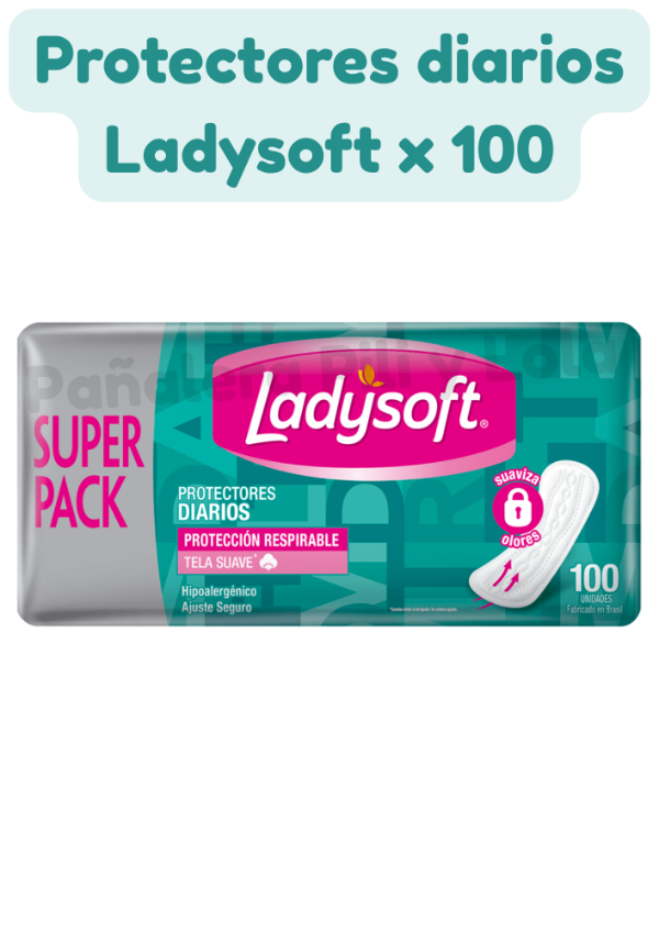 Producto - Protectores diarios Ladysoft x 100