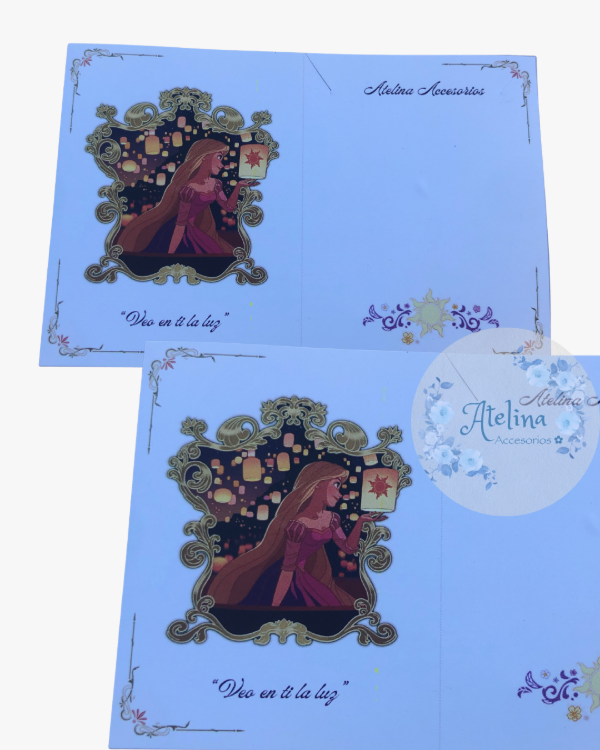 Producto - Tarjeta Rapunzel Enredados (1 unidad)