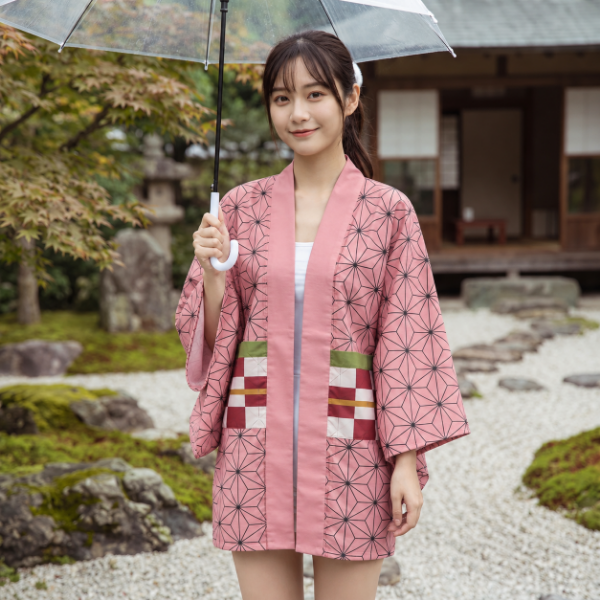 Producto - Haori Kimono Nezuko Kimetsu No Yaiba Demon Slayer - 1