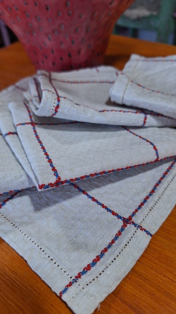 Producto - Juego de 6 servilletas de algodón - 1