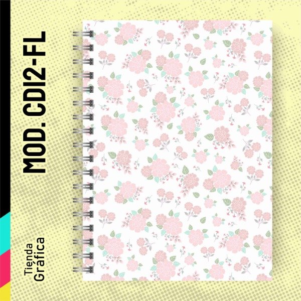 Producto - Cuaderno C12- Flores