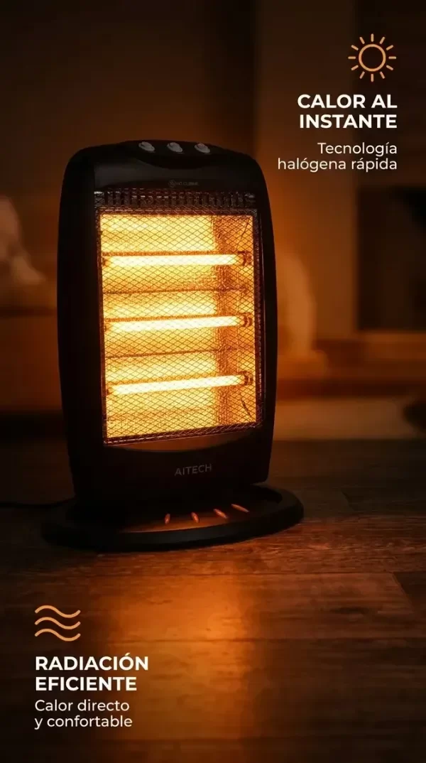 Producto - ESTUFA 3 VELAS 1200W - 3 NIVELES DE CALOR - 3