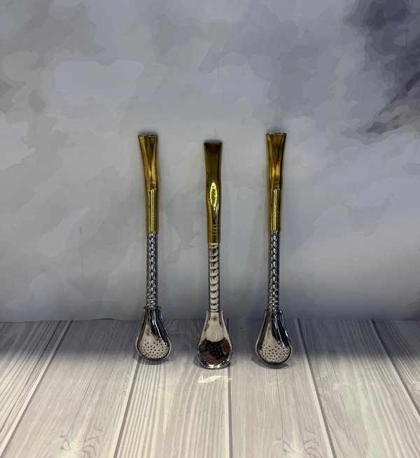 Producto - Bombillon Torneado Pico en Bronce