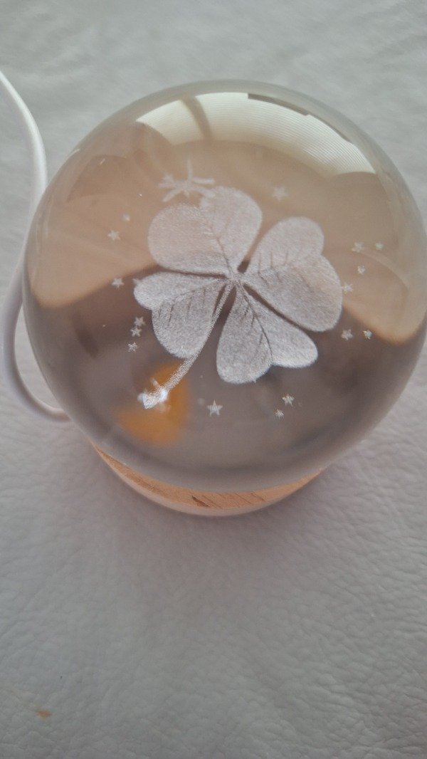 Producto - Lampara cristal Trebol - 1