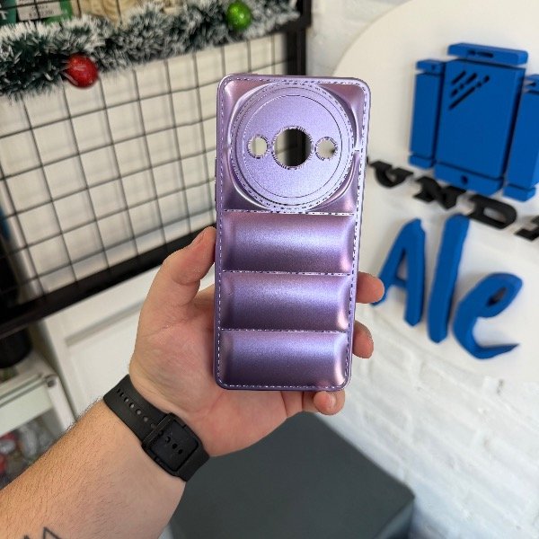 Producto - Puffer Violeta Metalizada - Redmi A3 Redmi A3X