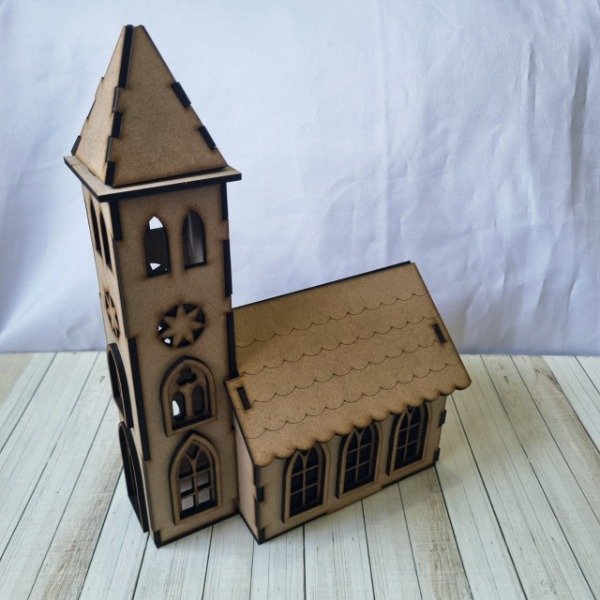 Producto - Capilla Iglesia  3d  25 cm alto - 2