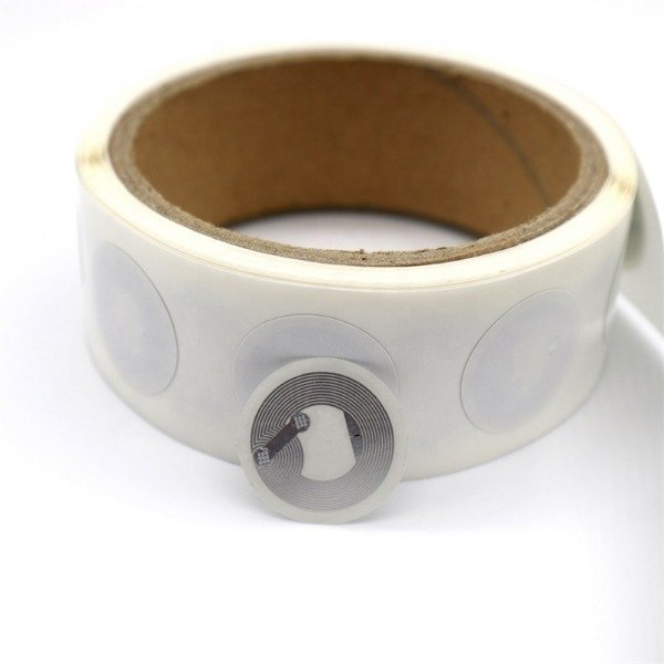 Producto - Tag Nfc 215 Pack De 10 Unidades tipo calco ADHESIVOS COLOR BLANCO