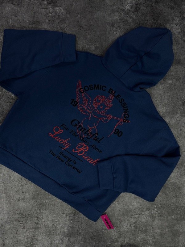 Producto - Buzo over frisado angelito azul