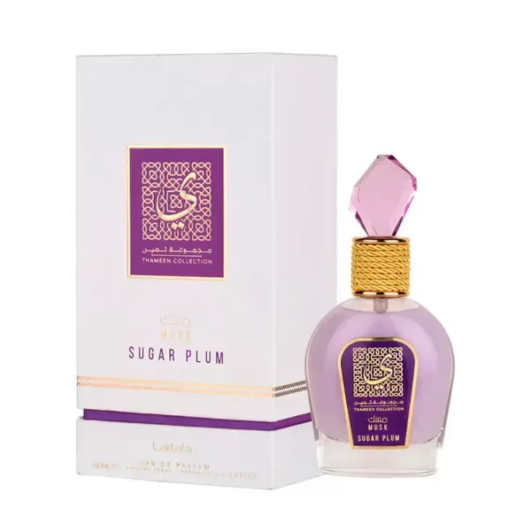 Producto - Lattafa Thameen Musk Sugar Plum EDP 100ML