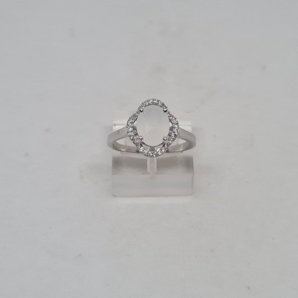 Producto - Anillo cristal blanco