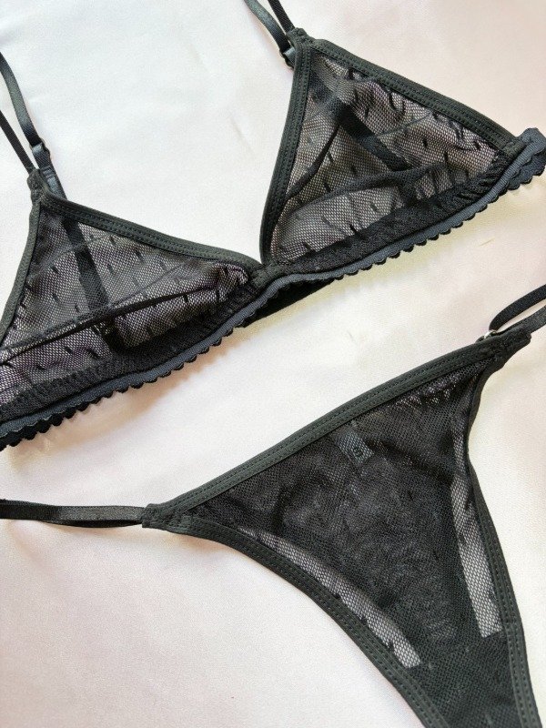 Producto - Tul Negro Plumeti - 5