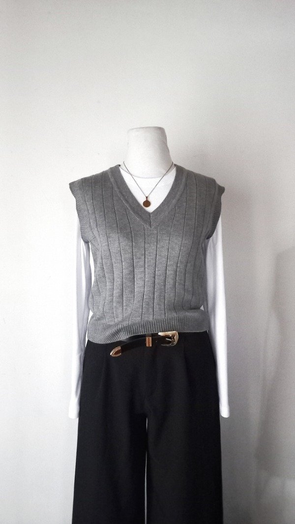 Producto - CHALECO SHEYLA GRIS