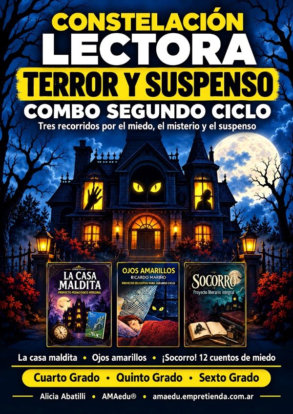 Producto - Combo Segundo Ciclo TERROR Y SUSPENSO (Tres Proyectos) - 0