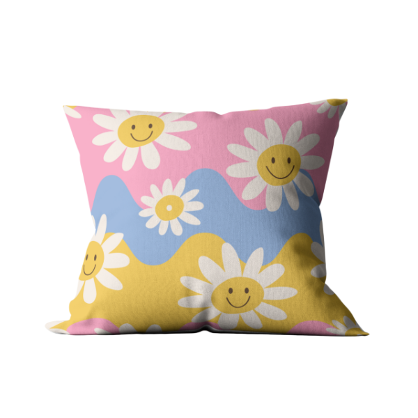 Producto - Almohadón Flores Felices