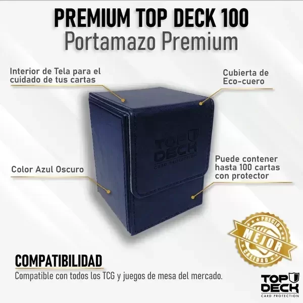 Producto - Top deck - Deckbox Premium 100 Azul