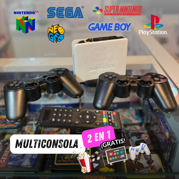 Producto - MULTICONSOLA 2 EN 1 ANDROID Y JUEGOS + 2 JOYSTICKS INALAMBRICOS