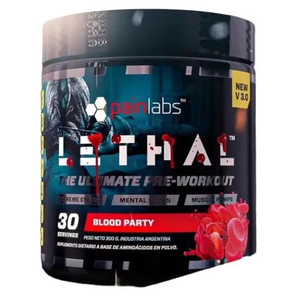Producto - Pre Entreno PAIN LABS 30 Servs. / Fuerza y Energía