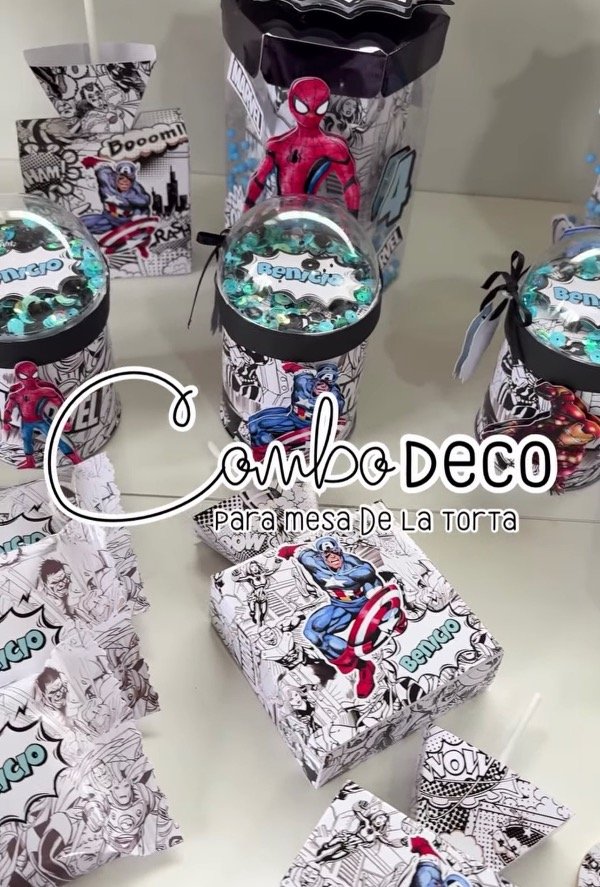 Producto - Combo Deco para mesa de la torta