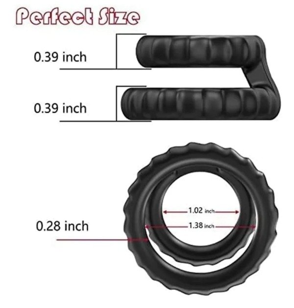 Producto - ANILLO DOBLE DE SILICONA - 4