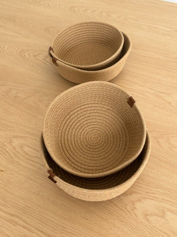 Producto - Canasto Algodón Marrón