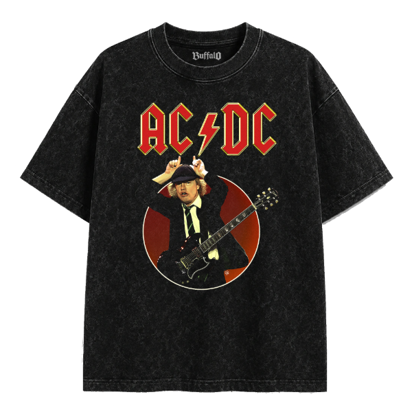 Producto - REMERA ACDC - ANGUS YOUNG - HIGHWAY TO HELL - RETRO - OVERSI - 0