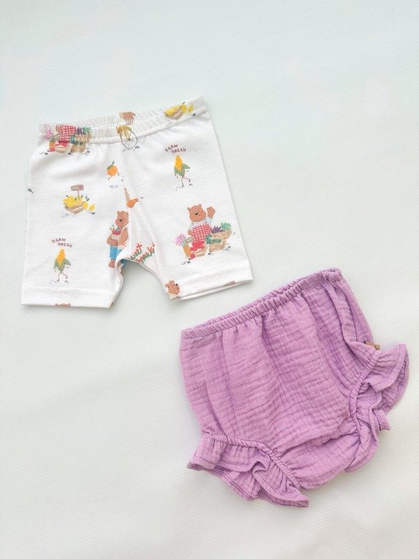 Producto - Biker ositos y bombachudo lila baby