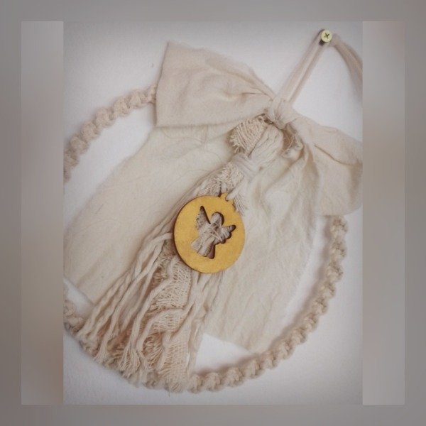Producto - Rosca Macramé fina. 15cm.