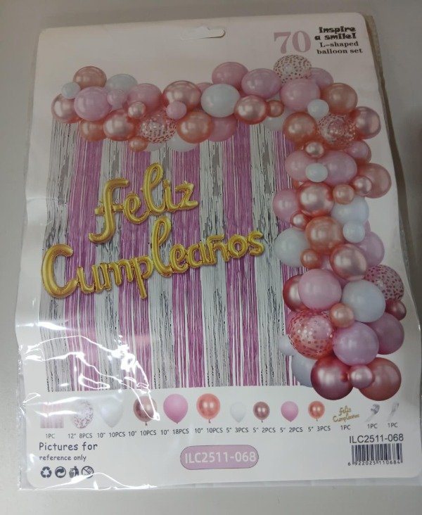 Producto - Set decorativo confetti 70 piezas