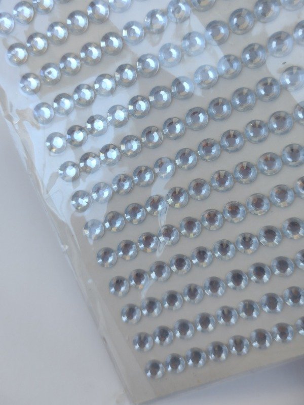 Producto - Strass perlas plateadas