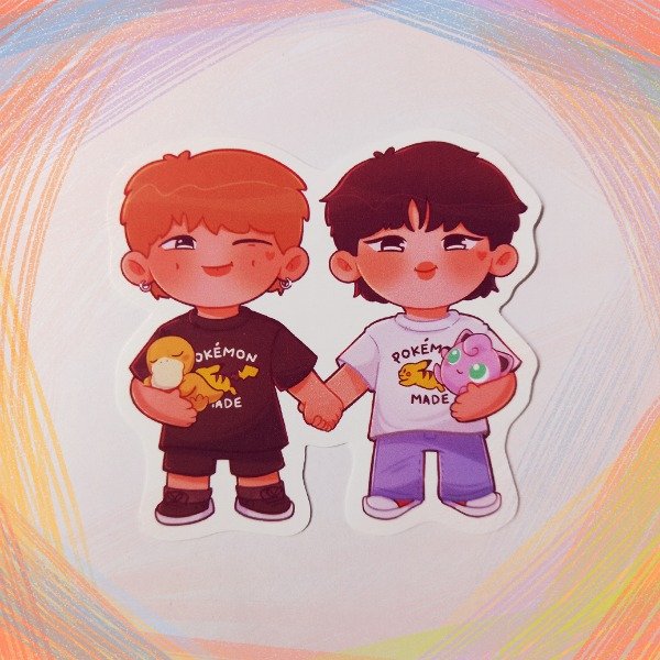 Producto - Sticker Namjin Pokemon! - 0