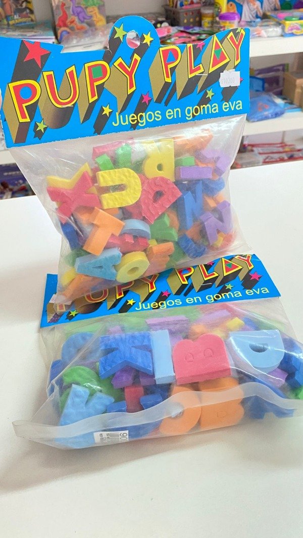 Producto - Letras de goma eva-