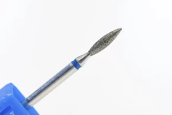 Producto - Fresa para manicuría rusa - Flama larga - cinta azul