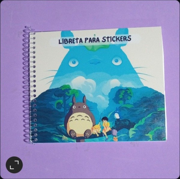 Producto - Libreta para stickers Totoro